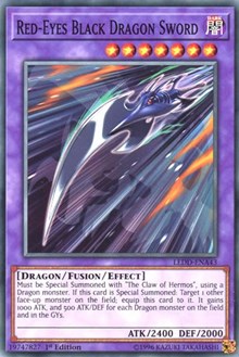 Red-Eyes Black Dragon Sword [LEDD-ENA43] Common | Shuffle n Cut Hobbies & Games