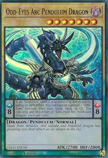 Odd-Eyes Arc Pendulum Dragon [LEDD-ENC00] Ultra Rare | Shuffle n Cut Hobbies & Games