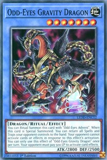 Odd-Eyes Gravity Dragon [LEDD-ENC12] Common | Shuffle n Cut Hobbies & Games