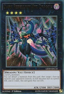 Dark Rebellion Xyz Dragon [LEDD-ENC32] Ultra Rare | Shuffle n Cut Hobbies & Games