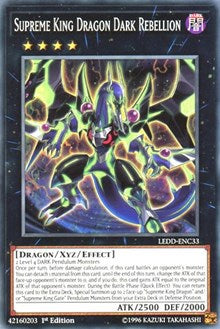 Supreme King Dragon Dark Rebellion [LEDD-ENC33] Common | Shuffle n Cut Hobbies & Games