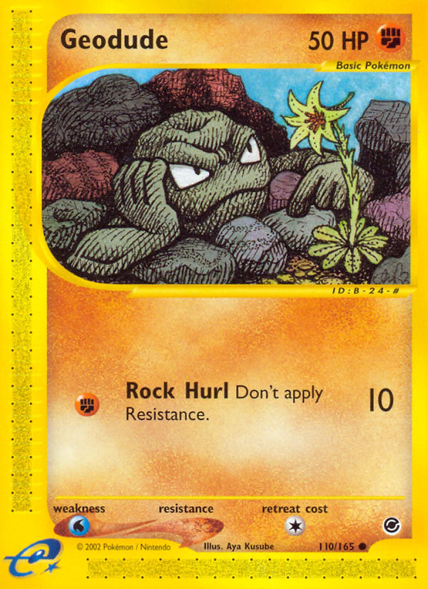 Geodude (110/165) [Expedition: Base Set] | Shuffle n Cut Hobbies & Games