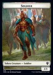 Cat // Soldier Double-Sided Token [Commander Legends Tokens] | Shuffle n Cut Hobbies & Games