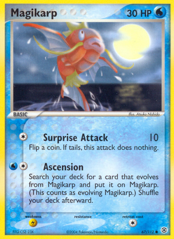 Magikarp (67/112) [EX: FireRed & LeafGreen] | Shuffle n Cut Hobbies & Games