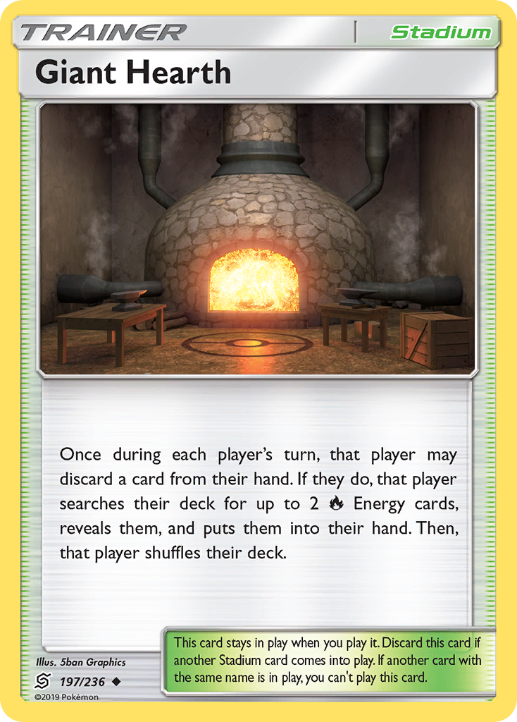 Giant Hearth (197/236) [Sun & Moon: Unified Minds] | Shuffle n Cut Hobbies & Games