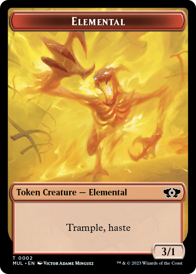 Elemental Token [Multiverse Legends Tokens] | Shuffle n Cut Hobbies & Games