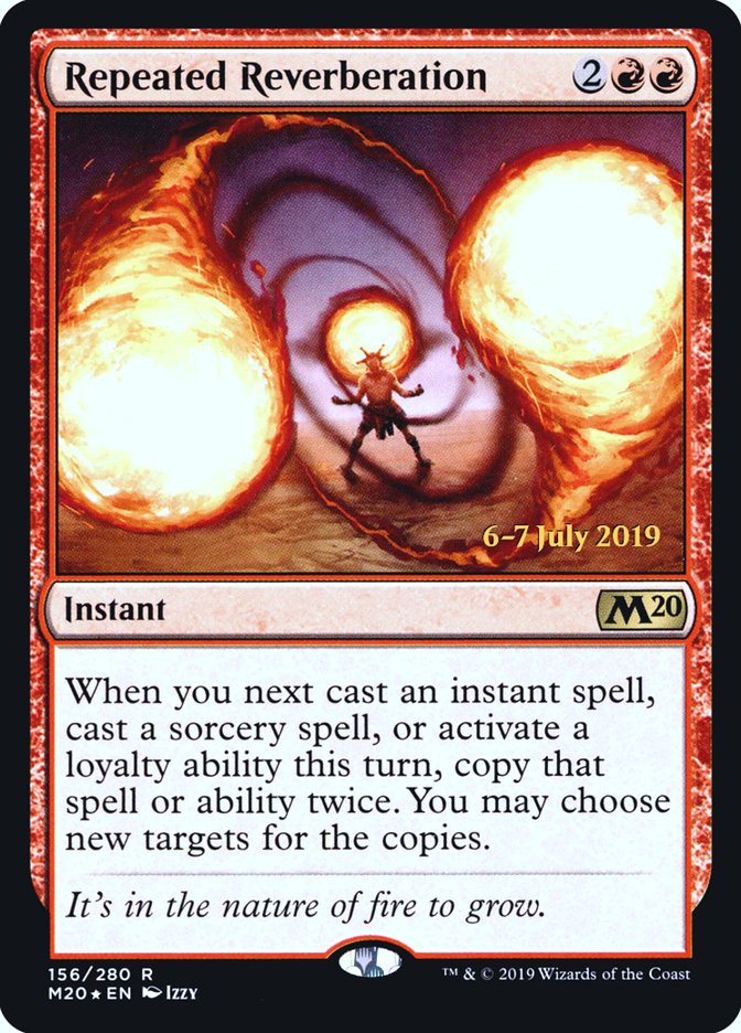 Repeated Reverberation [Core Set 2020 Prerelease Promos] | Shuffle n Cut Hobbies & Games