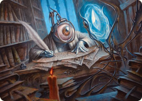 Unblinking Observer Art Card [Innistrad: Midnight Hunt Art Series] | Shuffle n Cut Hobbies & Games