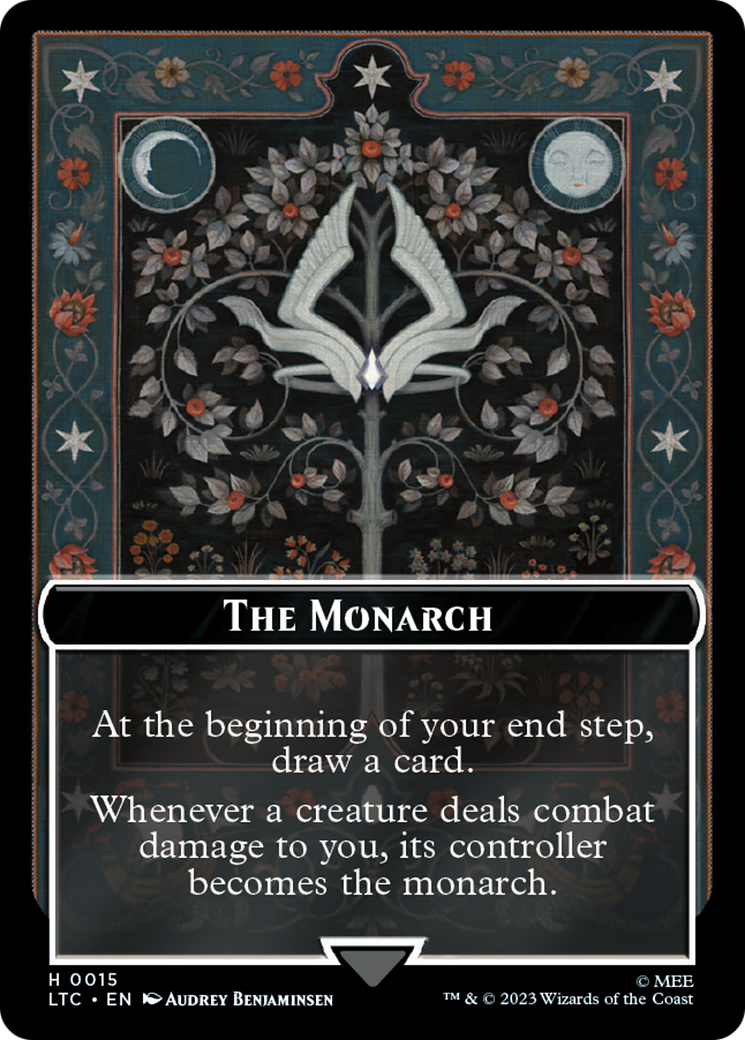 The Monarch // Treasure Double-Sided Token [The Lord of the Rings: Tales of Middle-Earth Commander Tokens] | Shuffle n Cut Hobbies & Games