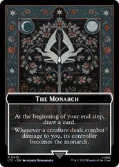 The Monarch // Treasure Double-Sided Token [The Lord of the Rings: Tales of Middle-Earth Commander Tokens] | Shuffle n Cut Hobbies & Games