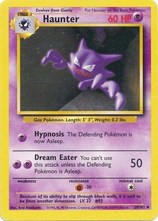 Haunter (29/102) [Base Set Unlimited] | Shuffle n Cut Hobbies & Games