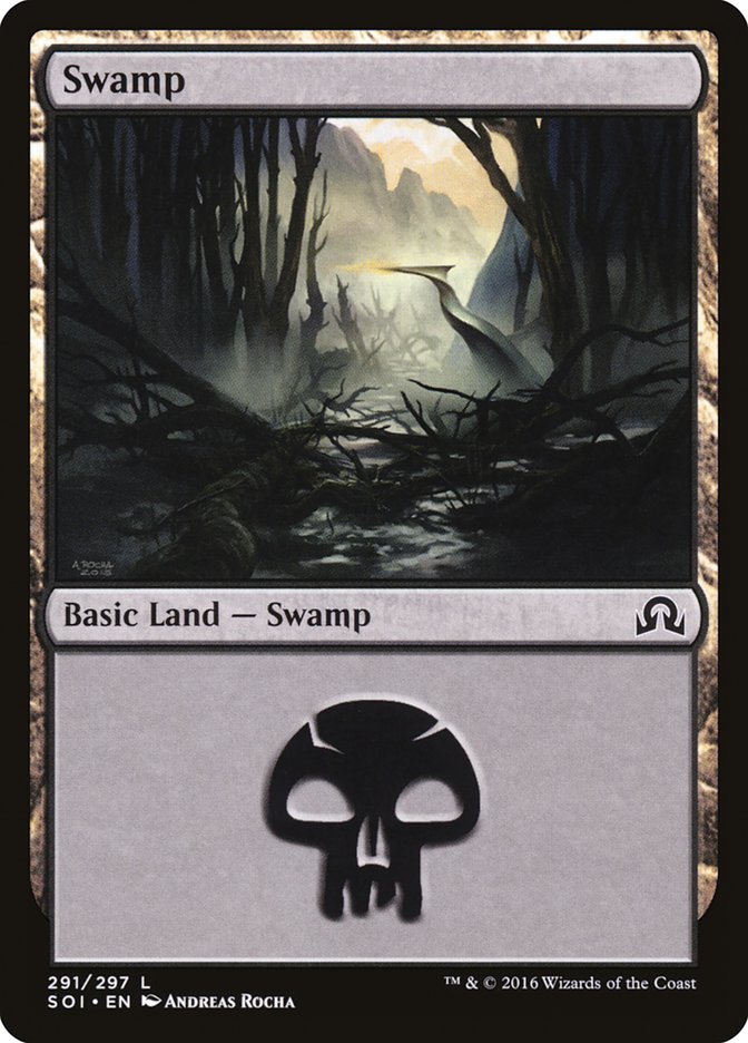 Swamp (291) [Shadows over Innistrad] | Shuffle n Cut Hobbies & Games