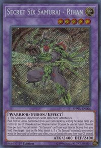 Secret Six Samurai - Rihan [SPWA-EN006] Secret Rare | Shuffle n Cut Hobbies & Games