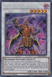 Legendary Six Samurai - Shi En [SPWA-EN011] Secret Rare | Shuffle n Cut Hobbies & Games