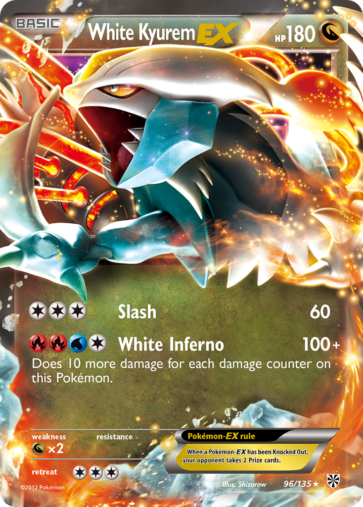 White Kyurem EX (96/135) [Black & White: Plasma Storm] | Shuffle n Cut Hobbies & Games