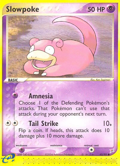 Slowpoke (45/95) [EX: Team Magma vs Team Aqua] | Shuffle n Cut Hobbies & Games