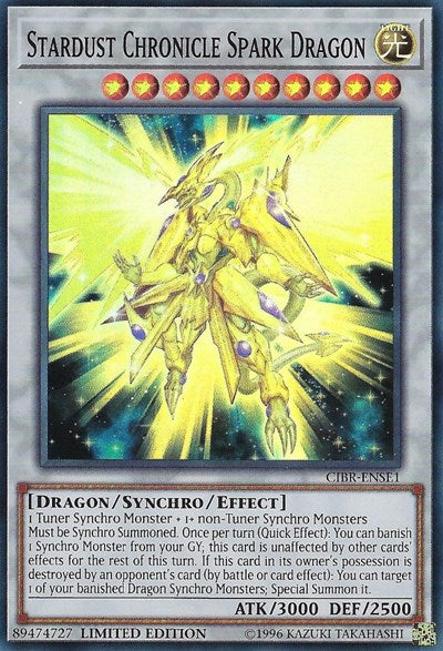 Stardust Chronicle Spark Dragon [CIBR-ENSE1] Super Rare | Shuffle n Cut Hobbies & Games