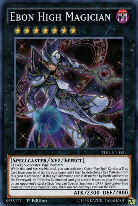 Ebon High Magician [TDIL-EN052] Super Rare | Shuffle n Cut Hobbies & Games