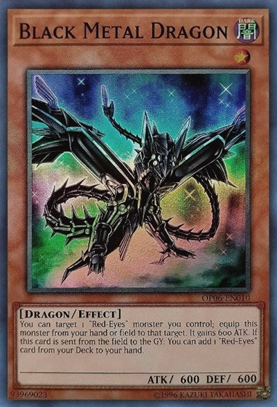 Black Metal Dragon [OP06-EN010] Super Rare | Shuffle n Cut Hobbies & Games