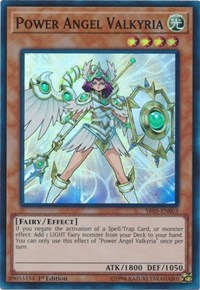 Power Angel Valkyria [SR05-EN003] Super Rare | Shuffle n Cut Hobbies & Games