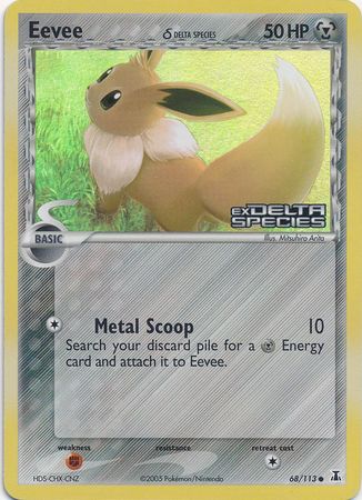 Eevee (68/113) (Delta Species) (Stamped) [EX: Delta Species] | Shuffle n Cut Hobbies & Games