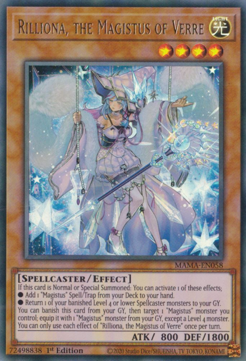 Rilliona, the Magistus of Verre [MAMA-EN058] Ultra Rare | Shuffle n Cut Hobbies & Games