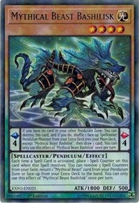 Mythical Beast Bashilisk [EXFO-EN025] Rare | Shuffle n Cut Hobbies & Games