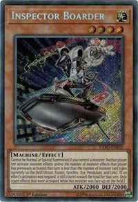 Inspector Boarder [EXFO-EN035] Secret Rare | Shuffle n Cut Hobbies & Games