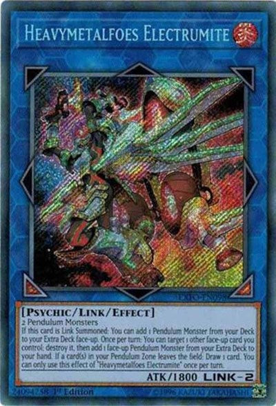 Heavymetalfoes Electrumite [EXFO-EN098] Secret Rare | Shuffle n Cut Hobbies & Games