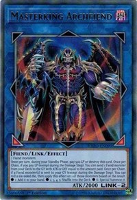 Masterking Archfiend [EXFO-EN090] Rare | Shuffle n Cut Hobbies & Games