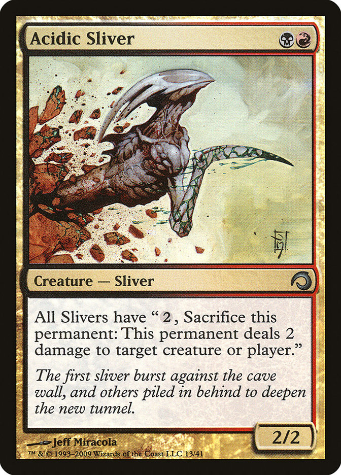 Acidic Sliver [Premium Deck Series: Slivers] | Shuffle n Cut Hobbies & Games