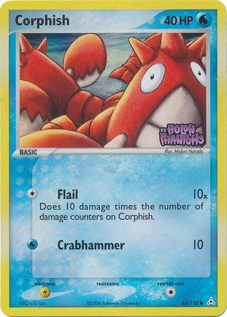 Corphish (63/110) (Stamped) [EX: Holon Phantoms] | Shuffle n Cut Hobbies & Games