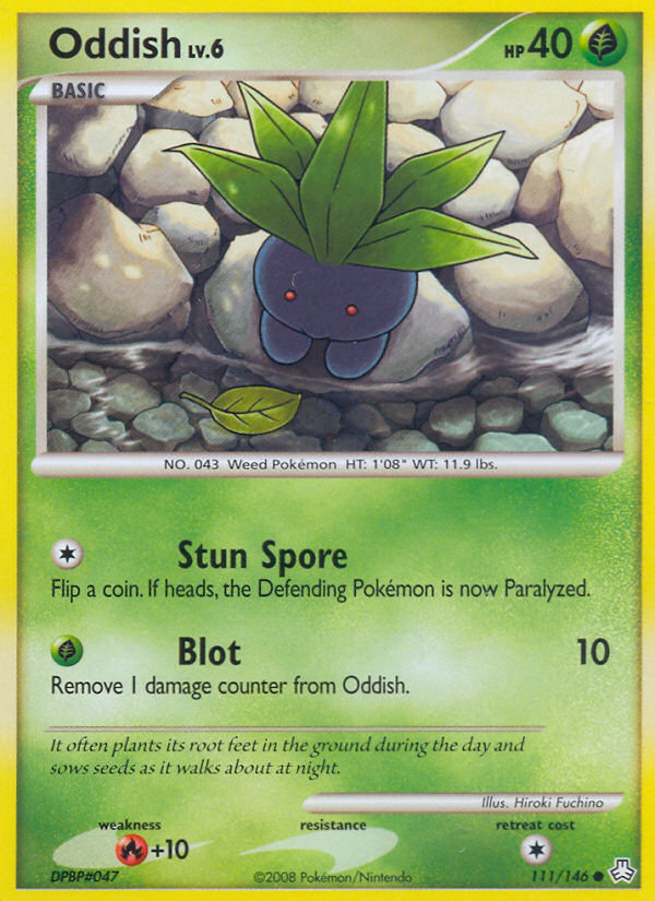 Oddish (111/146) [Diamond & Pearl: Legends Awakened] | Shuffle n Cut Hobbies & Games