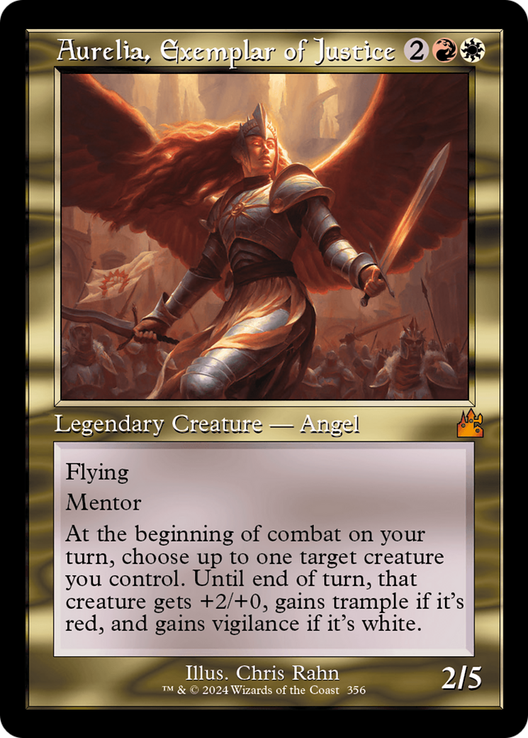 Aurelia, Exemplar of Justice (Retro) [Ravnica Remastered] | Shuffle n Cut Hobbies & Games