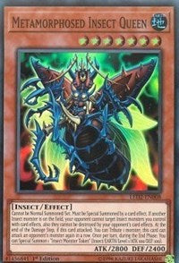 Metamorphosed Insect Queen [LED2-EN008] Super Rare | Shuffle n Cut Hobbies & Games