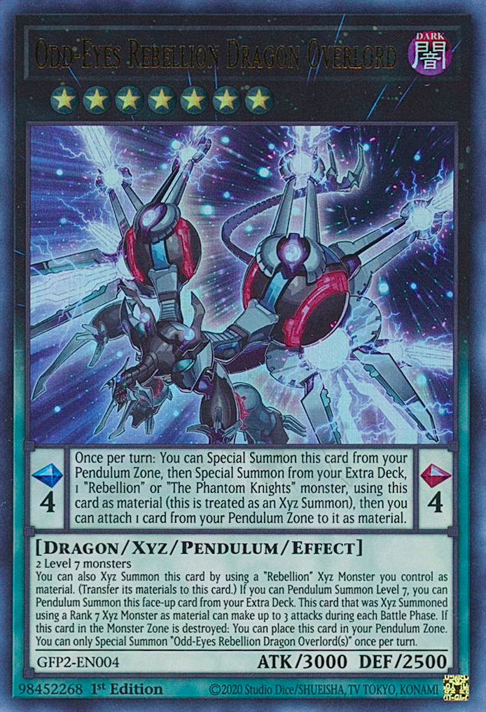 Odd-Eyes Rebellion Dragon Overlord [GFP2-EN004] Ultra Rare | Shuffle n Cut Hobbies & Games