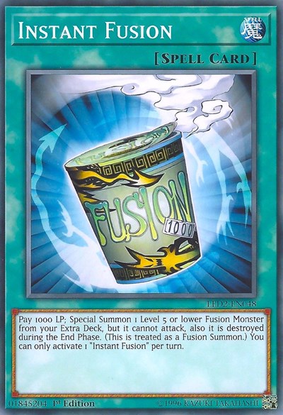 Instant Fusion [LED2-EN048] Common | Shuffle n Cut Hobbies & Games