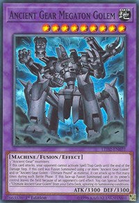 Ancient Gear Megaton Golem [LED2-EN031] Super Rare | Shuffle n Cut Hobbies & Games