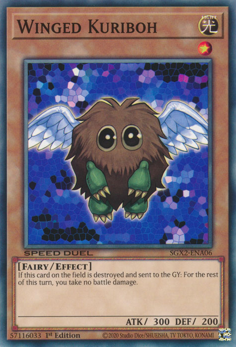 Winged Kuriboh [SGX2-ENA06] Common | Shuffle n Cut Hobbies & Games