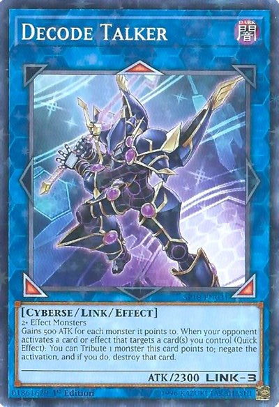 Decode Talker [SP18-EN031] Starfoil Rare | Shuffle n Cut Hobbies & Games