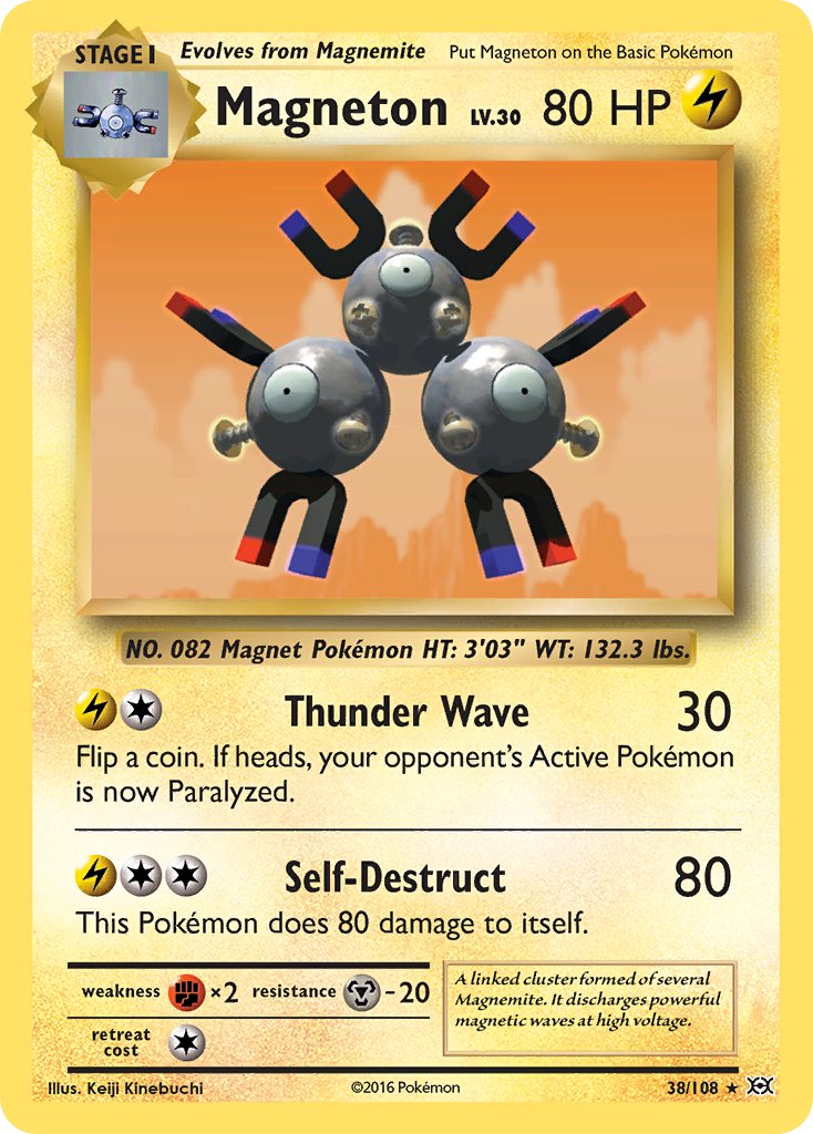 Magneton (38/108) (Theme Deck Exclusive) [XY: Evolutions] | Shuffle n Cut Hobbies & Games