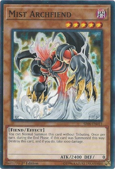 Mist Archfiend [SR06-EN011] Common | Shuffle n Cut Hobbies & Games