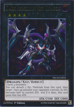 Dark Rebellion Xyz Dragon [NECH-EN053] Ultimate Rare | Shuffle n Cut Hobbies & Games