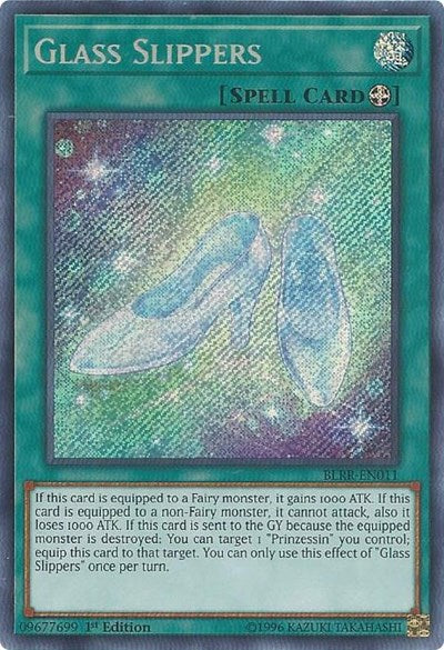 Glass Slippers [BLRR-EN011] Secret Rare | Shuffle n Cut Hobbies & Games