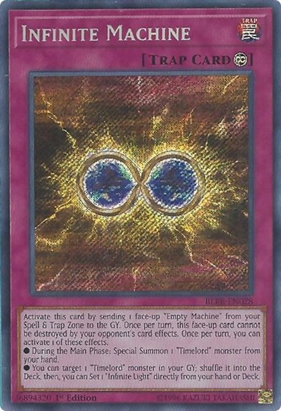 Infinite Machine [BLRR-EN028] Secret Rare | Shuffle n Cut Hobbies & Games