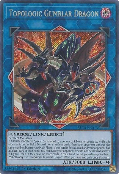 Topologic Gumblar Dragon [BLRR-EN043] Secret Rare | Shuffle n Cut Hobbies & Games