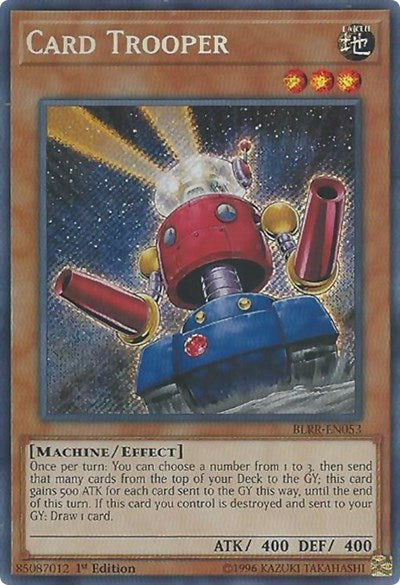 Card Trooper [BLRR-EN053] Secret Rare | Shuffle n Cut Hobbies & Games