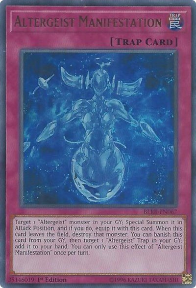 Altergeist Manifestation [BLRR-EN067] Ultra Rare | Shuffle n Cut Hobbies & Games