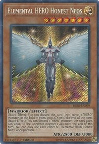 Elemental HERO Honest Neos [BLRR-EN079] Secret Rare | Shuffle n Cut Hobbies & Games