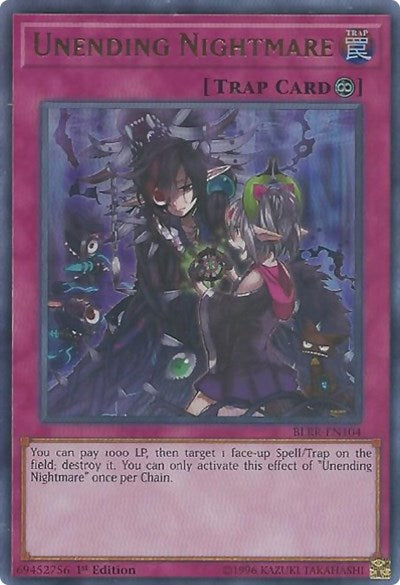 Unending Nightmare [BLRR-EN104] Ultra Rare | Shuffle n Cut Hobbies & Games